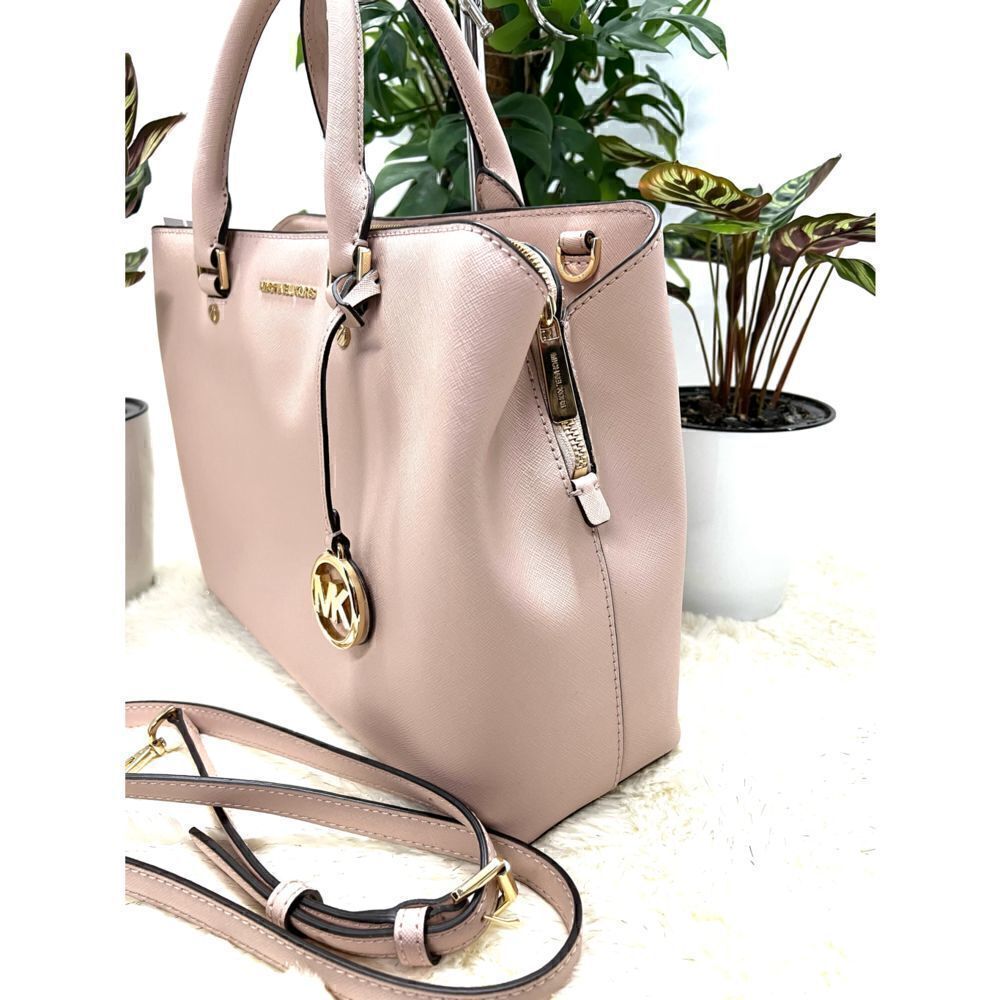 🔥🎁NWT! Michael Kors SAVANNAH Satchel Handbag - Picture 3 of 7